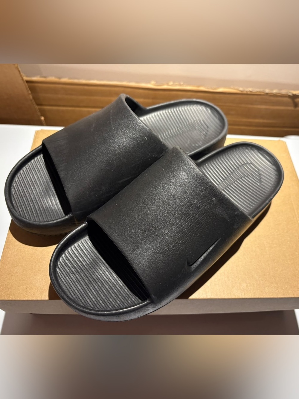 Nike Calm Slides Size 7 Men’s - Black